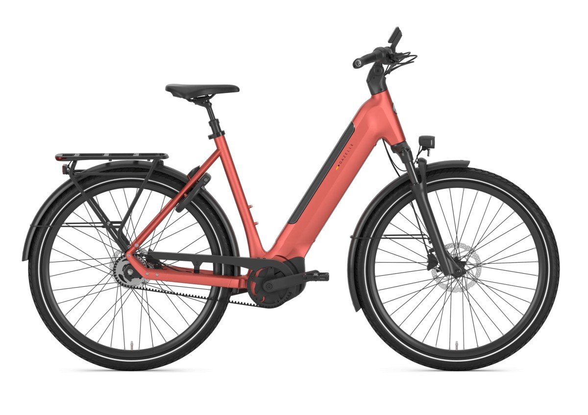 GAZELLE Ultimate C5+ DAMES Metallic Orange Mat 57cm 2026 - Afbeelding 2